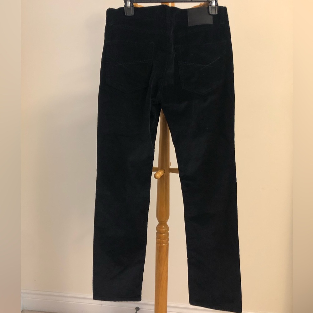 Men's Classic Black Corduroy Pants